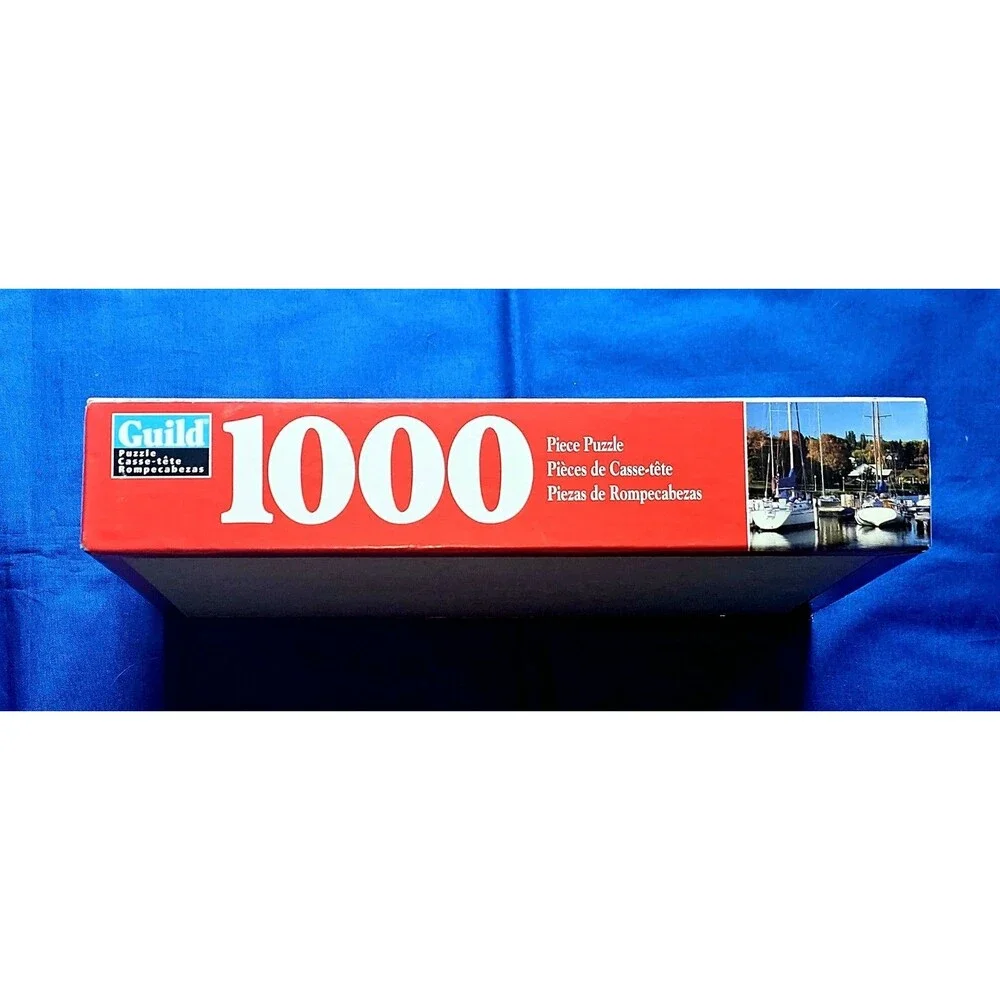 Vintage 2001 Guild by Hasbro 1000pc Lake Superior Harbor Bayfield WI Puzzle NEW